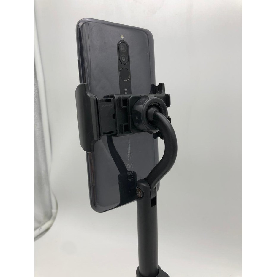 Stand Handphone Adjustable Monopod 360 Rotasi Phone Holder Desktop