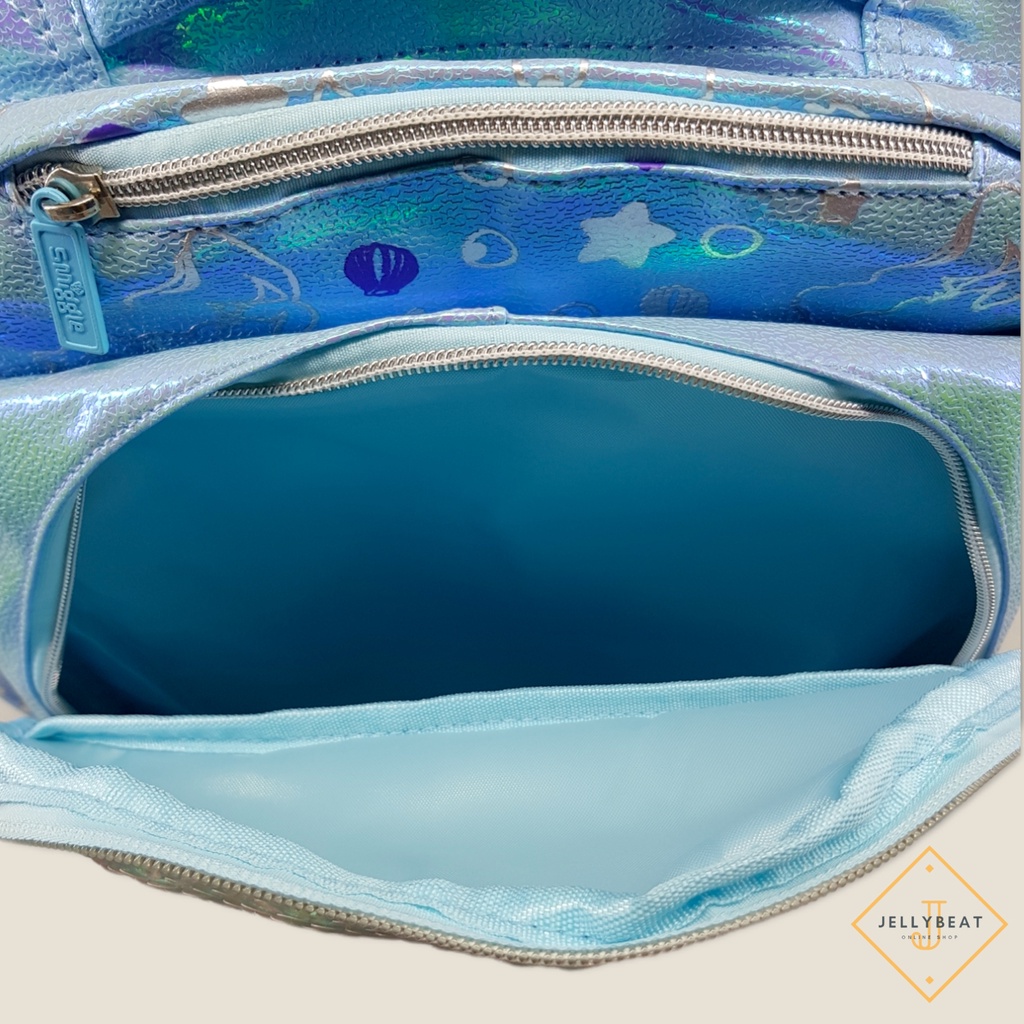 Tas Ransel Import Smiggle - Senior Blue Mermaid