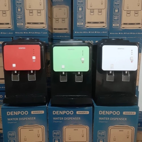 Dispenser Denpoo Xavier 2 Hot &amp; Fresh Low Wat 190 Panas dan Normal  Dispenser Air Minum