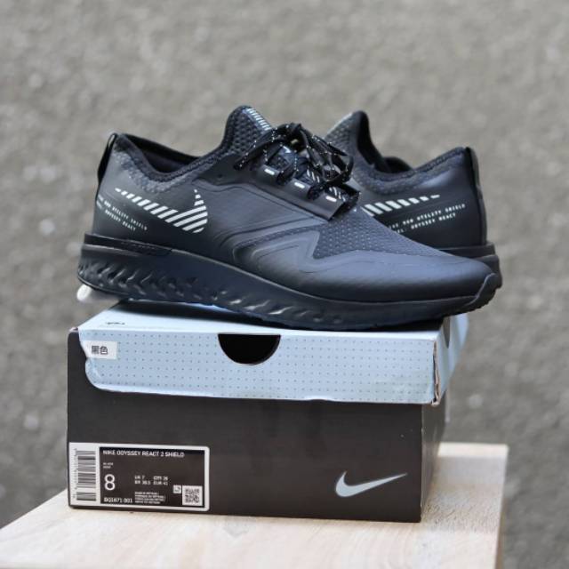Snrakers - Nike Odyssey React Shield Triple Black