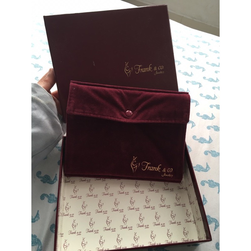 pouch frank and co set box original
