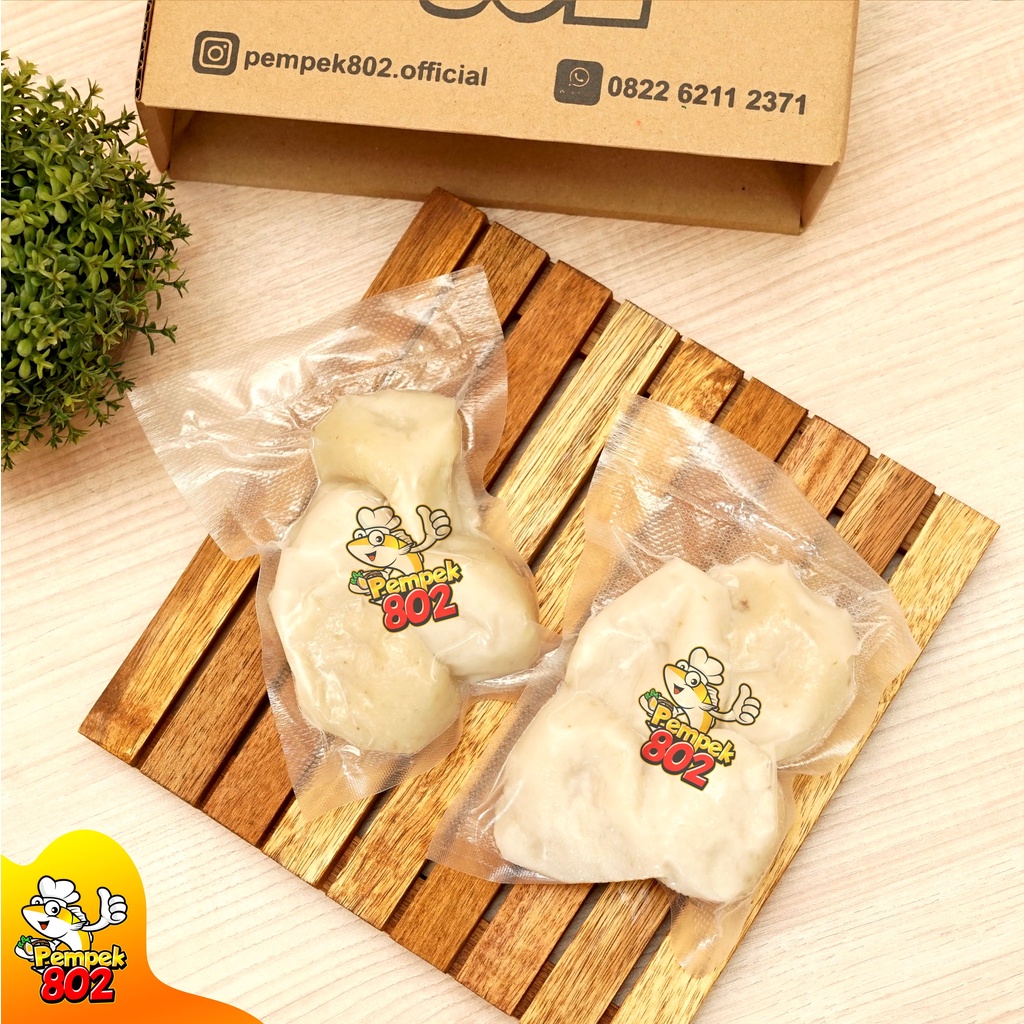 

Pempek Palembang Kapal Selam isi 2pcs | Pempek 802 Palembang - Frozen Food | Asli Ikan Tenggiri