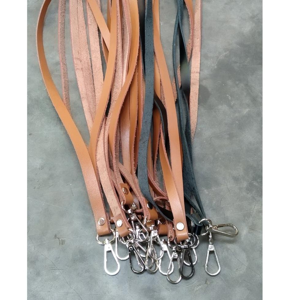 

<S-AMW> <☛> Tali Id Card Kulit Asli - Tali Name Tag Kulit Asli - Tali Lanyard //top produk>