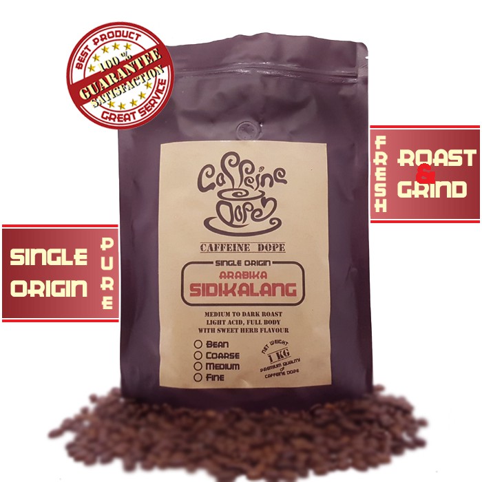 

Kopi Arabika Sidikalang 1 Kg Single Origin - Bean/Biji & Ground/Bubuk