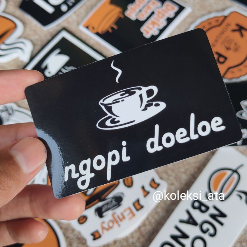 STIKER NGOPI DOLOE