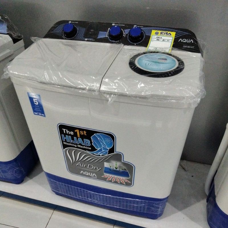 MESIN CUCI AQUA SANYO QW 851 XT 8 kg