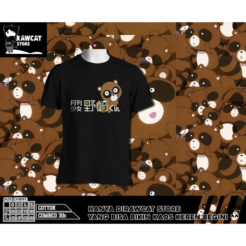 kaos anime gekkan shoujo nozaki-kun tanuki pon