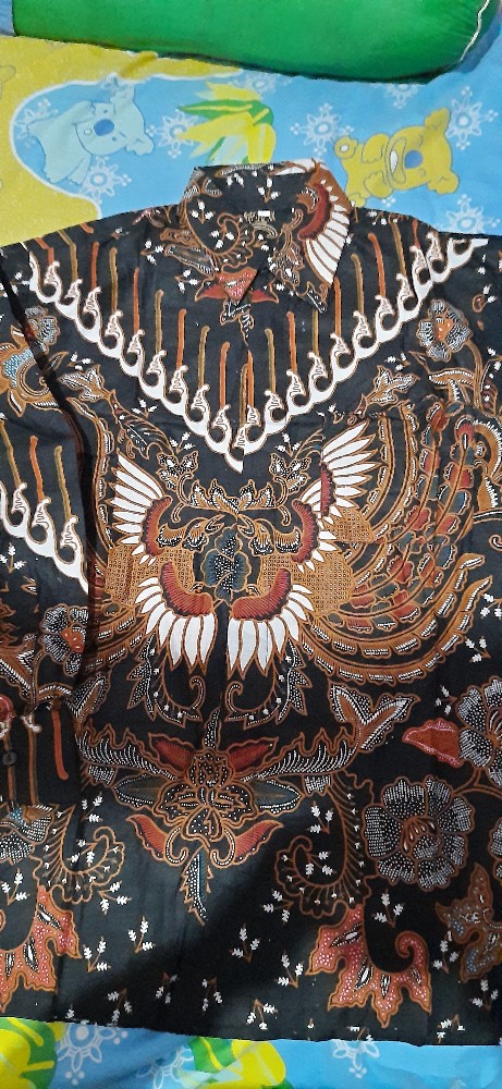 Maura Couple - Sania Ruffle Batik Couple Ori Ndoro Jowi Dnt Garansi Kebaya Modern - Set Couple Adara