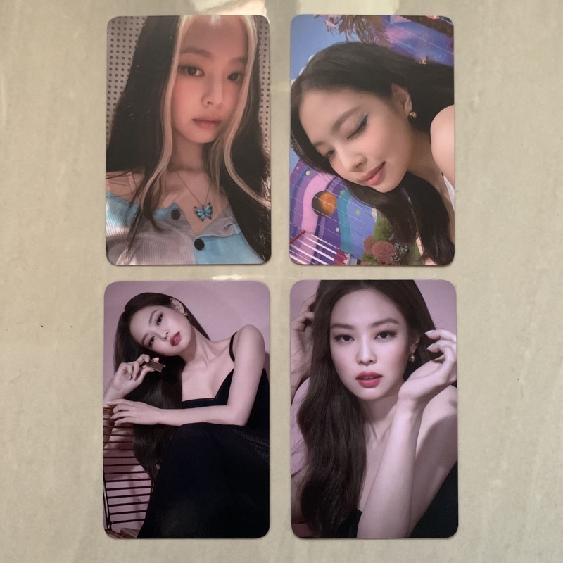 Jennie Hera Pink set wink kupu butterfly Photocard Official Blackpink pc