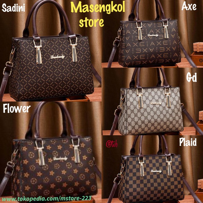 tas wanita tas selempang elegan import wanita branded batam murah kerja t89071 - DISPLAY branded tas