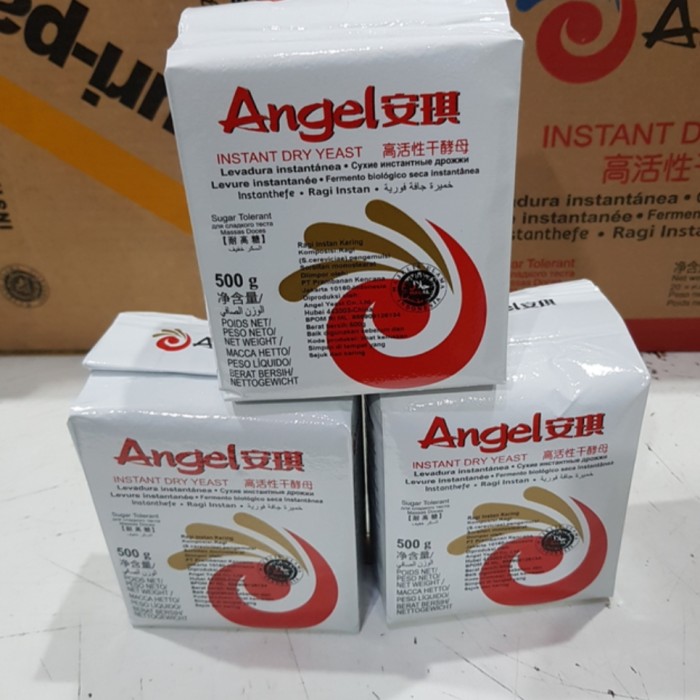 Ragi Instant Angel 500 gram GROSIR / yeast kering pengembang 500g