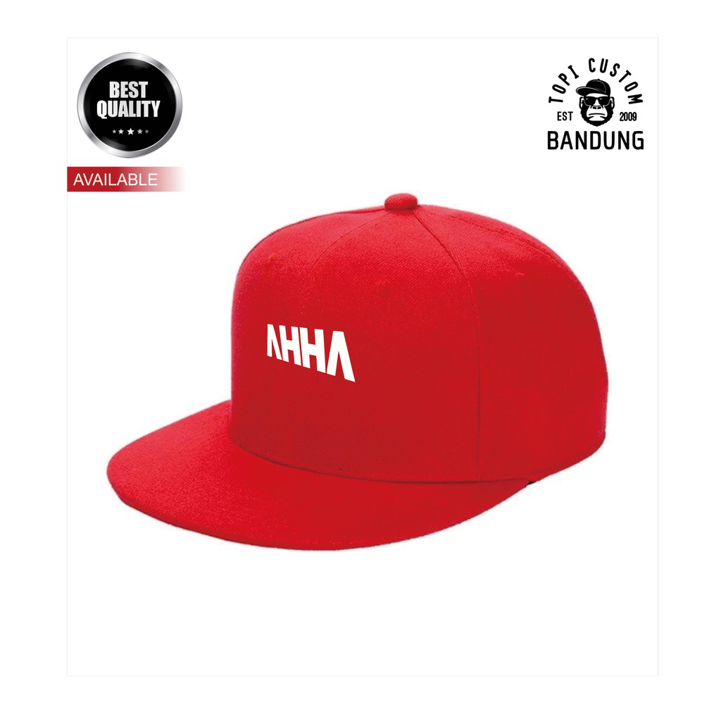 Topi Snapback AHHA Topi Pria Topi Wanita AHHA Bisa COD Original High Premium Quality