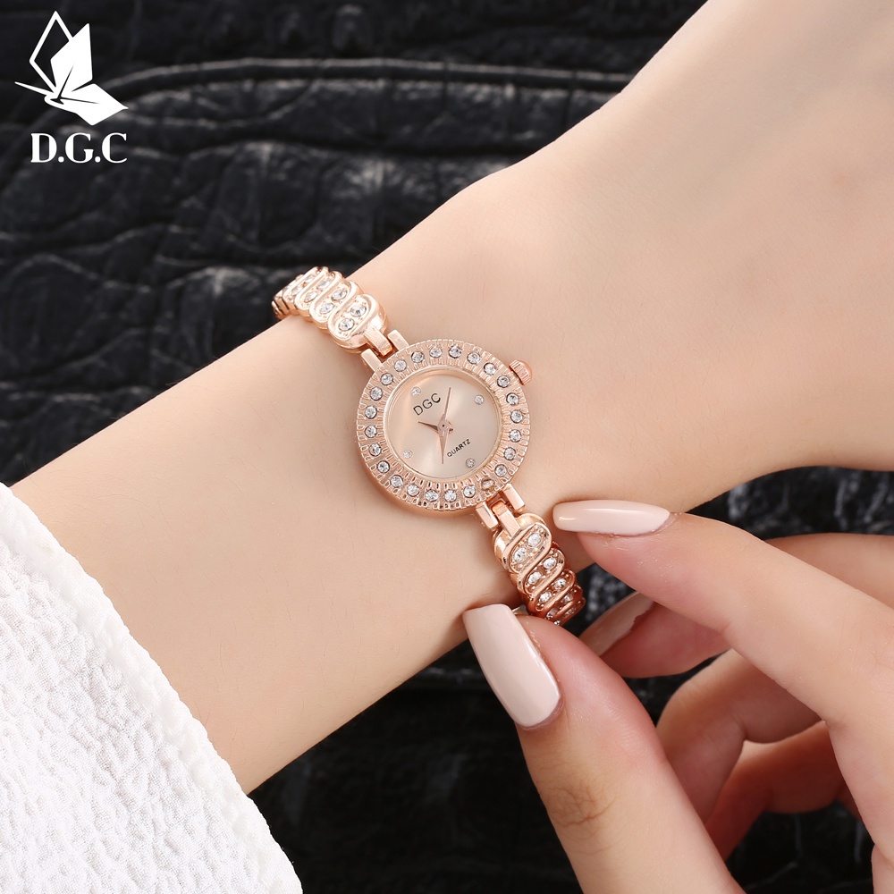 COD✅ Jam Tangan Quartz Analog Alloy Mini untuk Wanita Hadiah Casual Fashion Import W232