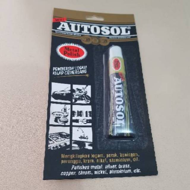 Autosol Metal Polish 15 Gr | Pembersih Pengkilap Besi Logam Serbaguna