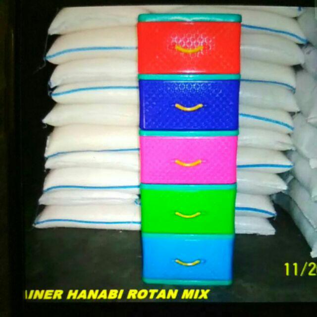 Rak Locker Plastik 5 Susun Multi Club