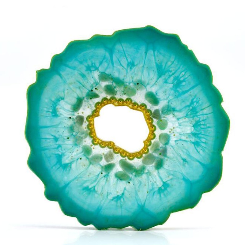 SIY  3 Pcs/Set Crystal Epoxy Resin Mold Coaster Casting Silicone Mould DIY Crafts Jewelry Making Tool