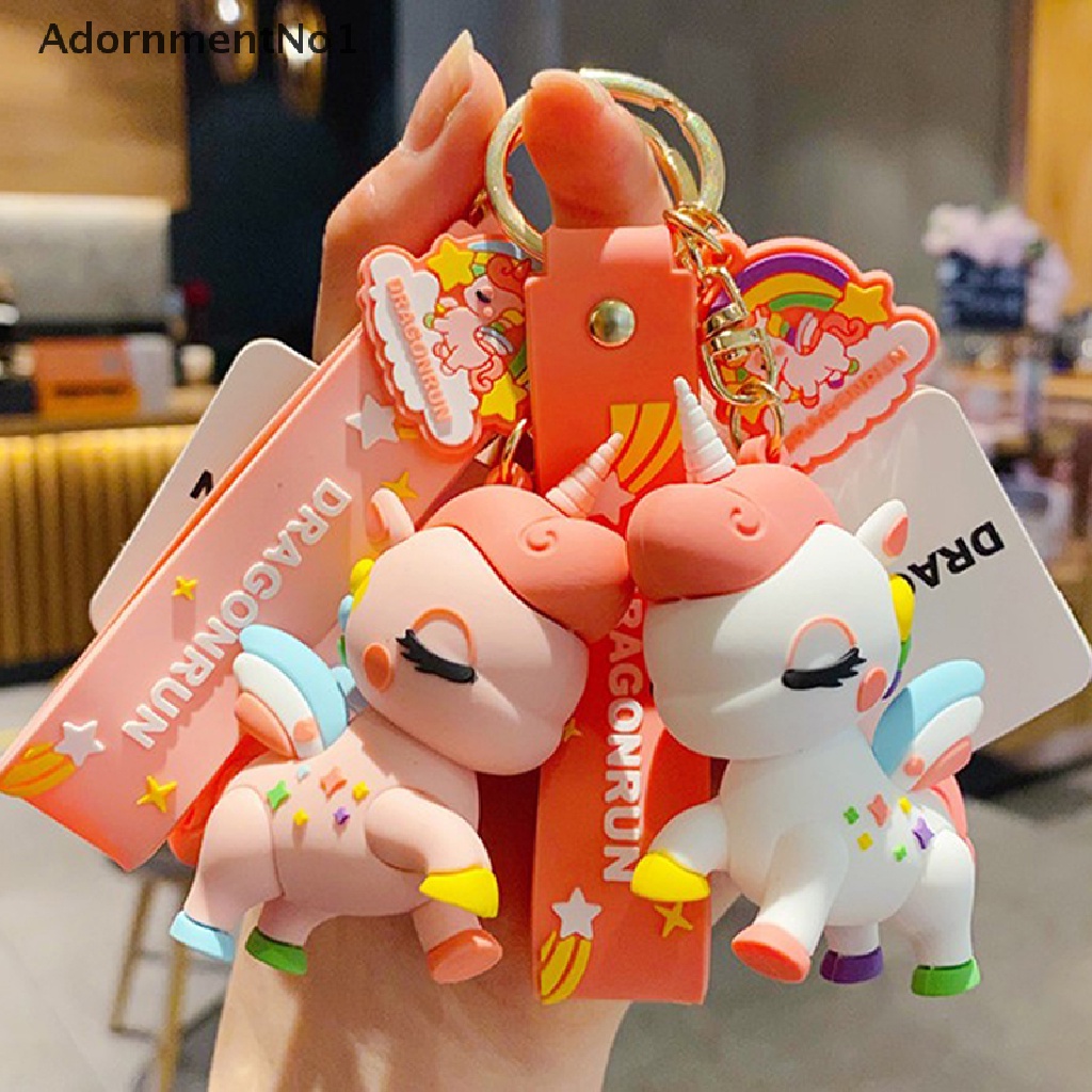 (AdornmentNo1) Gantungan Kunci Bentuk Unicorn Kartun