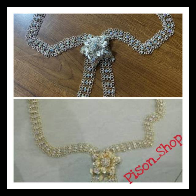 KALUNG KARSET BINTANG ACCESORIES HIASAN PASANGAN BAJU PENGANTIN PRIA TRADISIONAL ADAT JAWA SUNDA