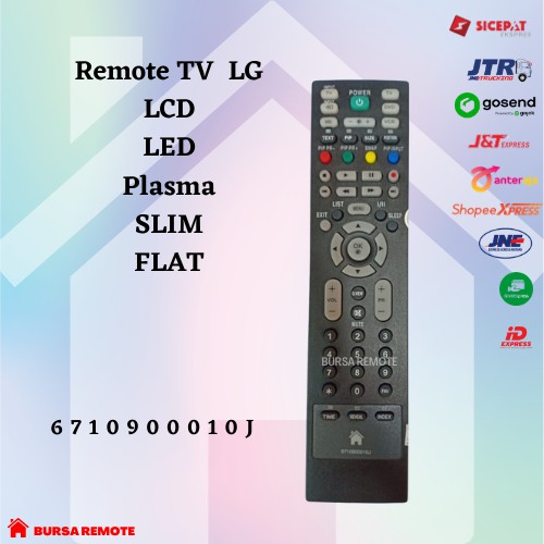 Remot / Remote TV LG LCD LED Plasma Slim Flat type 6710900010J / ecer dan grosir