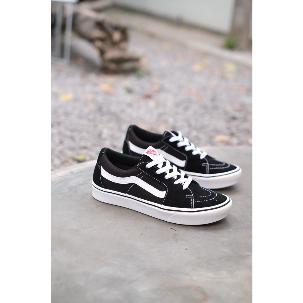 Vans SK8-Low Comfycush Black/White Origial