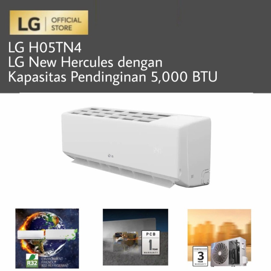 AC LG H05TN4 AC Split 1/2 PK Hercules Nova