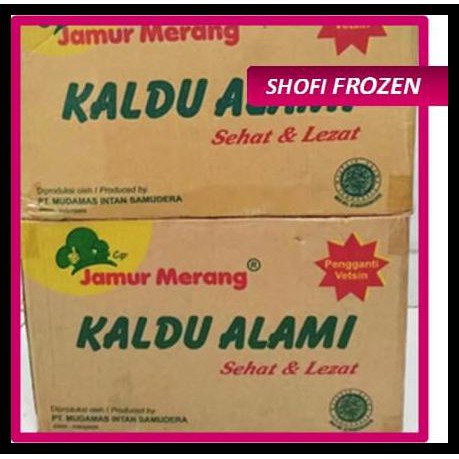 

Produk Terbaru - Promo Kaldu Jamur Kaldu Alami Cap Jamur Merang 1 Dus Kemasan Foil