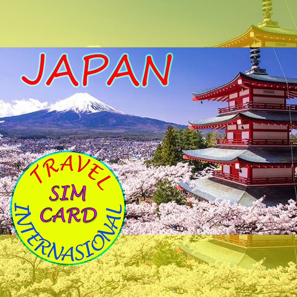 Jual Sim Card Internet Japan Simcard Jepang Data Online Internasional 