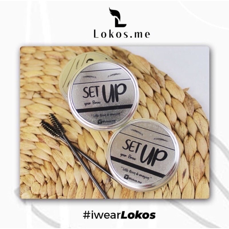 SET UP YOUR BROW by lokosme / pomade halis / halis jingkrak / lem halis / lem halis pengantin / make