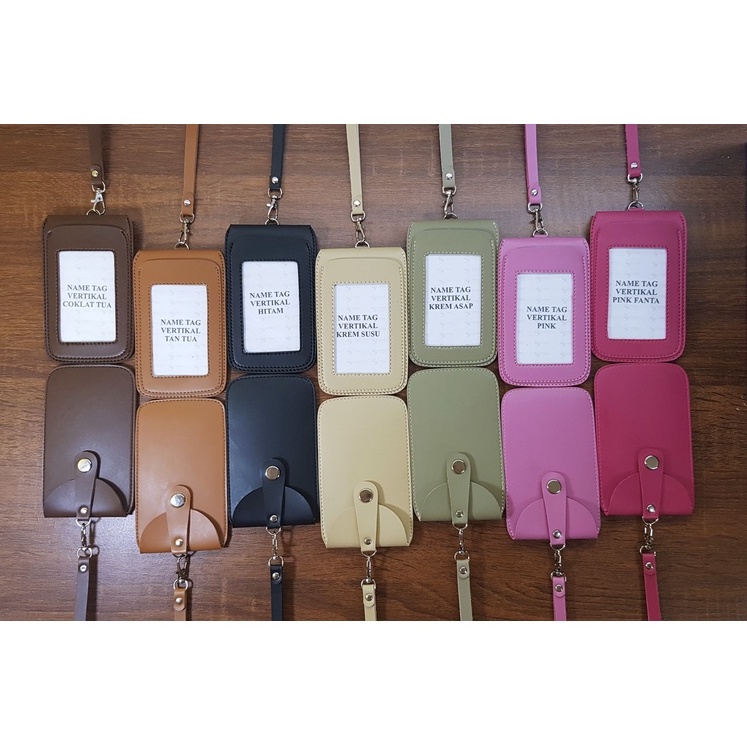 

GANTUNGAN KARTU/ ID CARD /NAME TAG KULIT ZS36