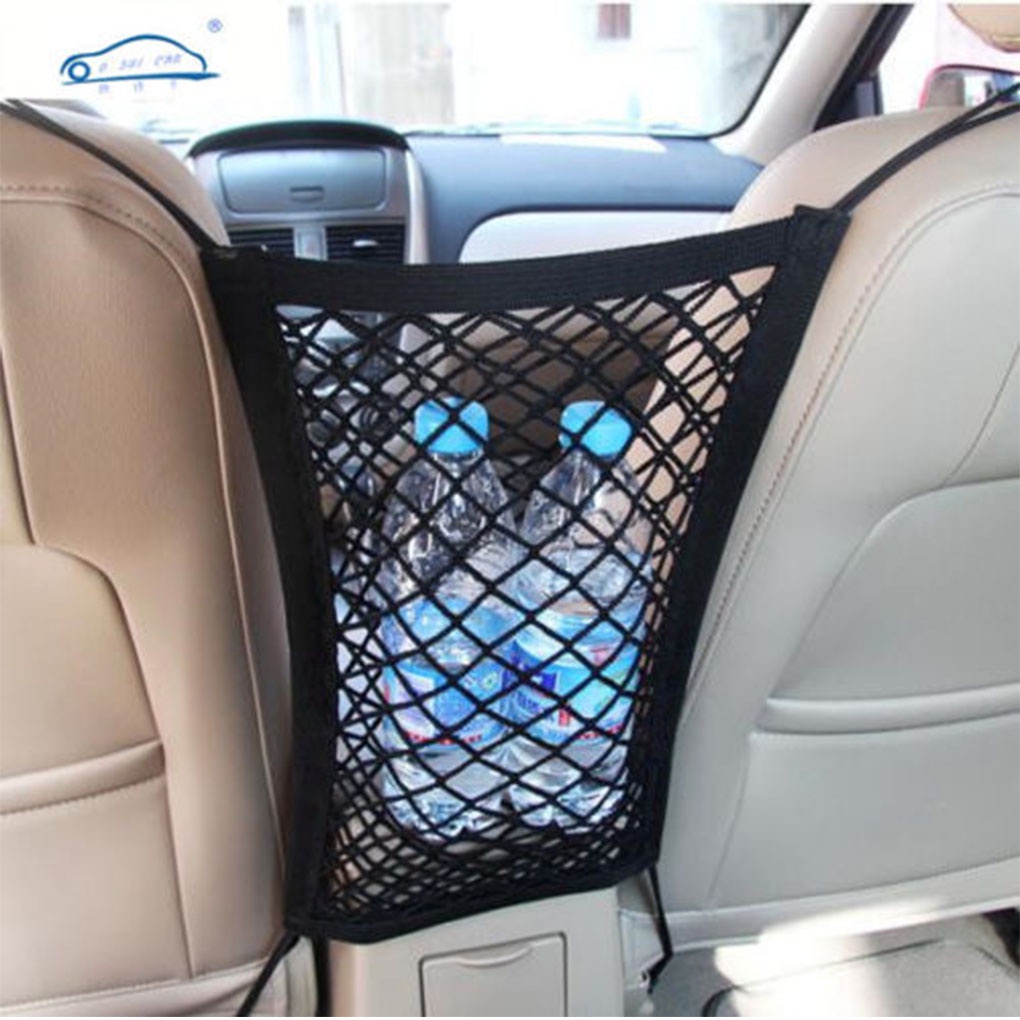 SEAMETAL Jaring Mesh Penyimpanan Barang Mobil Car Net Organizer C38419 HITAM