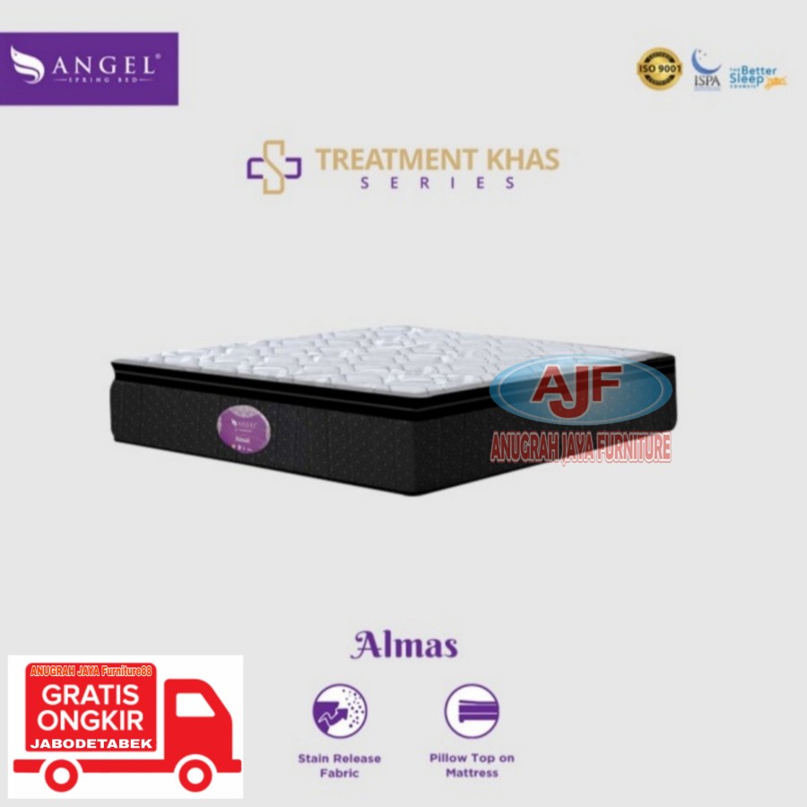 OCEAN ANGEL SPRINGBED TYPE ALMAS Matras Pillowtop