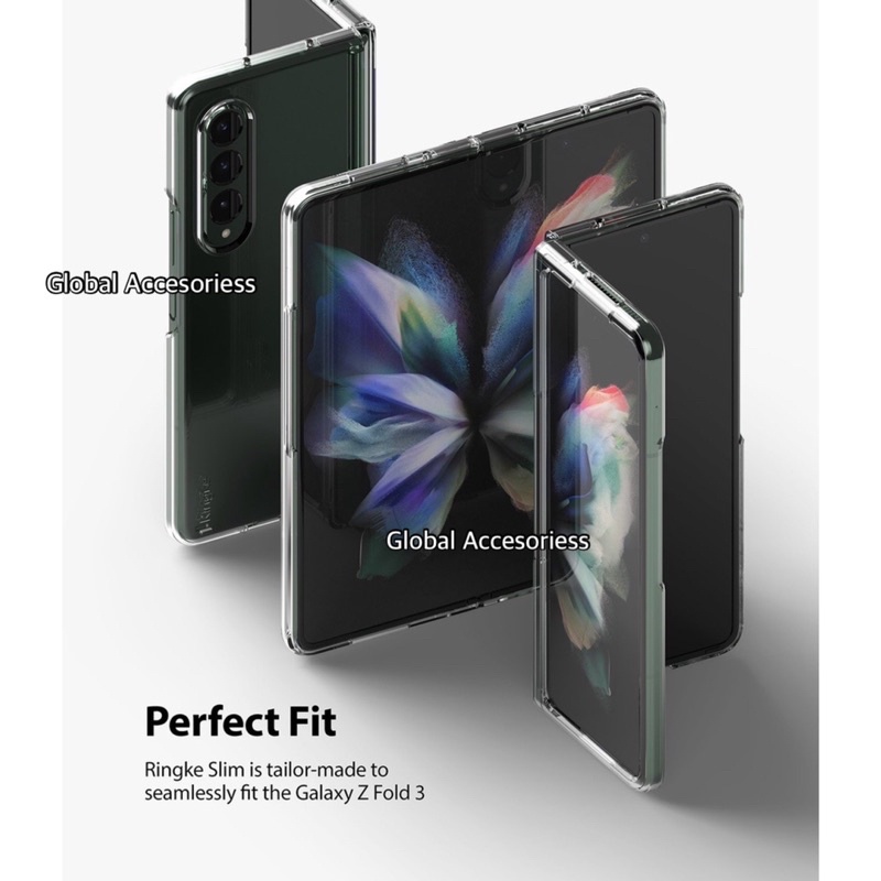 Samsung Galaxy Z Fold3 5G Hard Case Transparant Slim Clear / Hard Case Samsung Z Fold3 5G / Case Tra