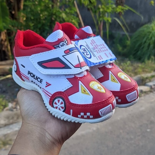 Sepatu Anak 2-4 tahun Sepatu baby Size 25-27 Balita Paud Casual Sport Rekat Cewek Cowok Laki Cartier