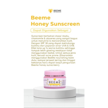 Beeme Honey Whitening Sunscreen SPF 30+++