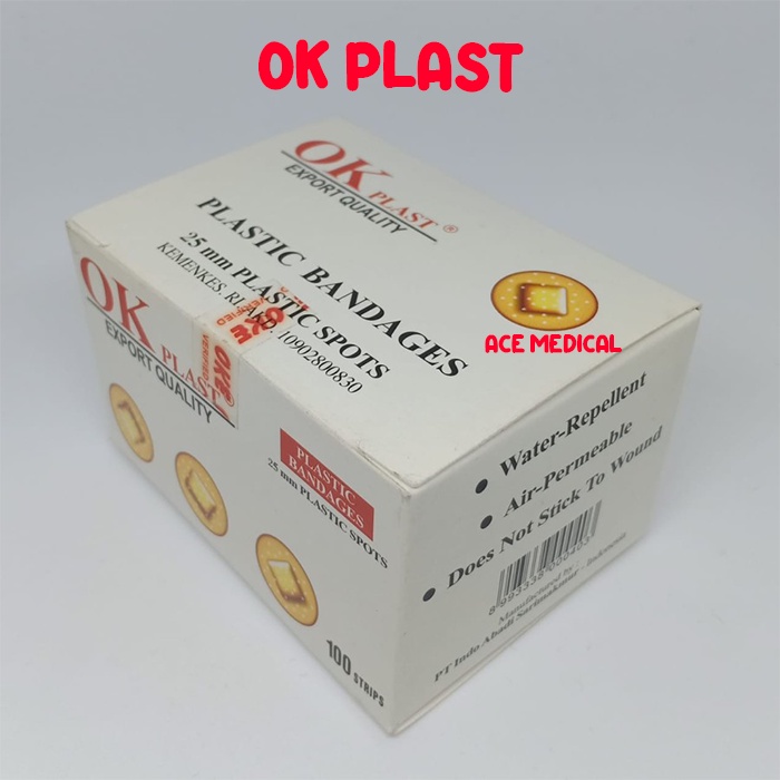 Plester Luka OK Plast / Plastic Bandage Ok Plast