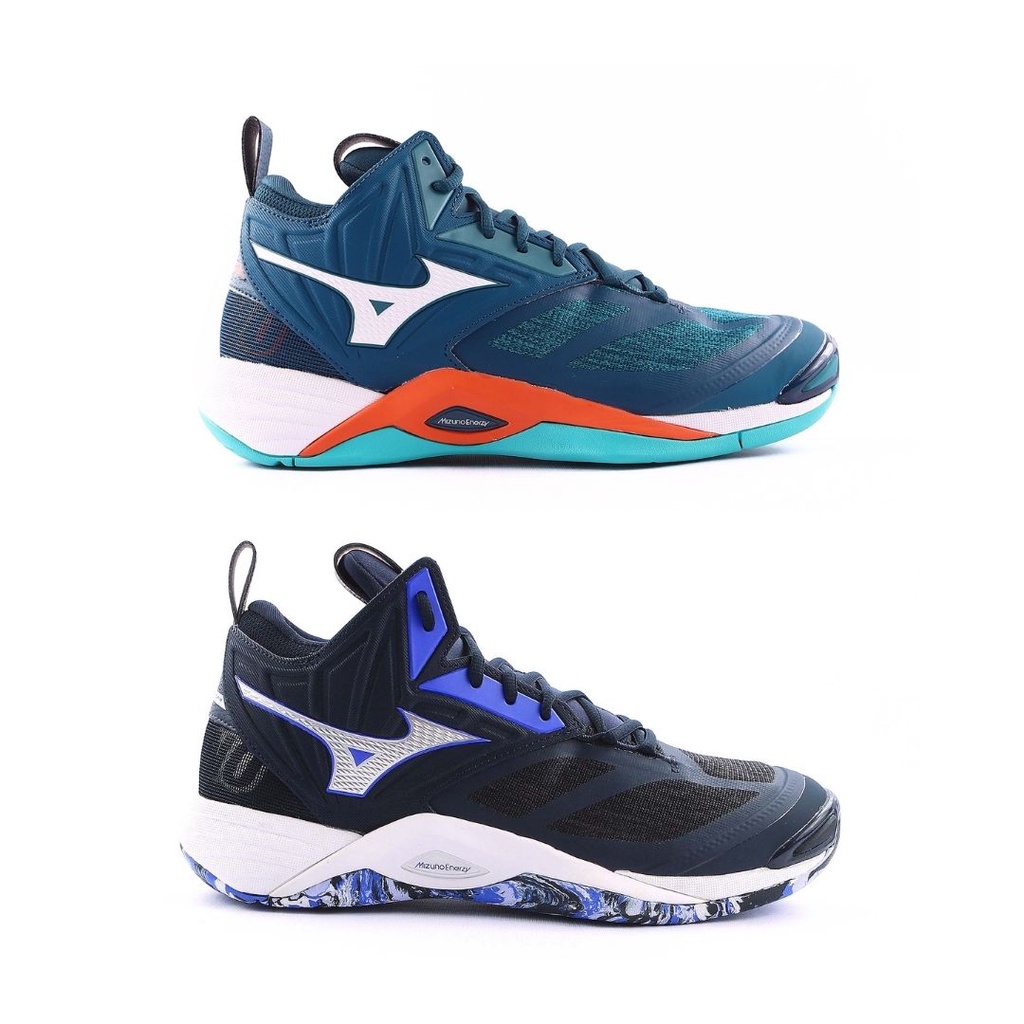 SEPATU MIZUNO WAVE MOMENTUM 2 MID - SKY CAPTAIN/GALAXY V1GA211702 - SEPATU OLAHRAGA MIZUNO