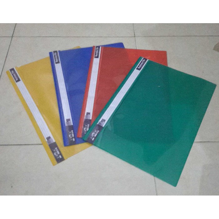 

bisnis file - map plastik dengan acco - 12 pc