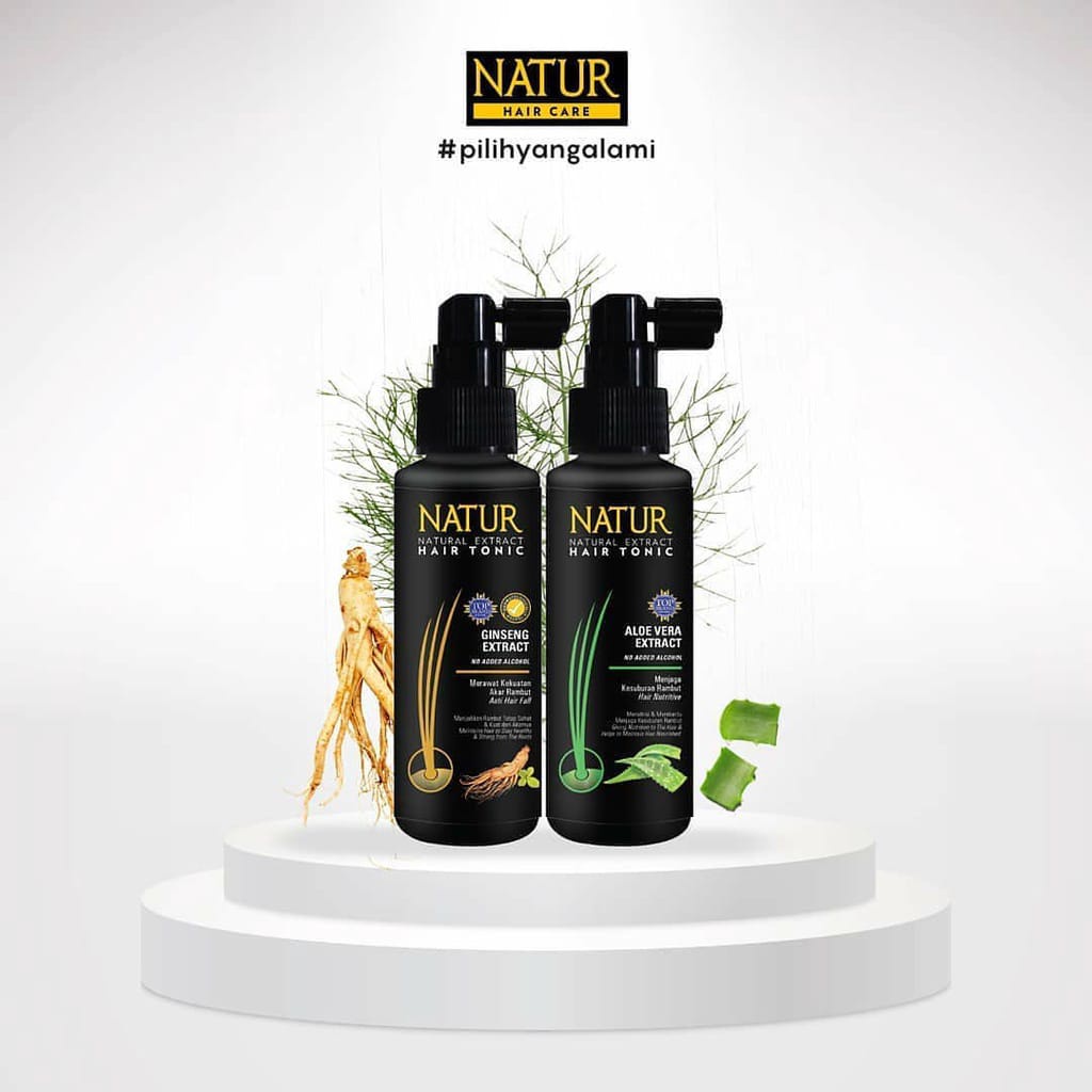 [BPOM] NATURE NATURAL EXTRACT HAIR TONIC / NATUR HAIR TONIC