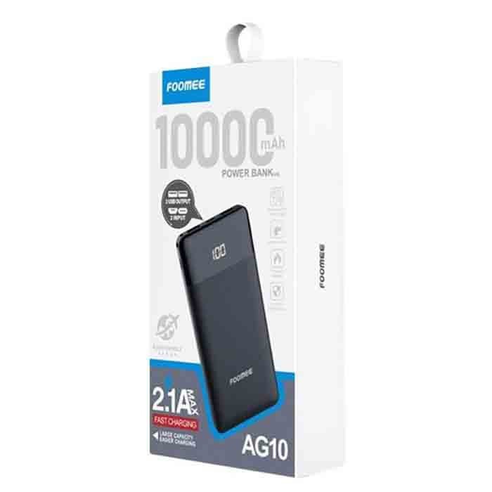 POWER BANK FAST CHARGING FOOMEE AG10 10000mAh