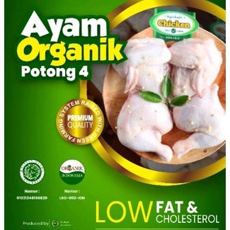 

Ayam Organik Potong 4 (0.6 - 0.7 kg) Frozen Berkah Chicken