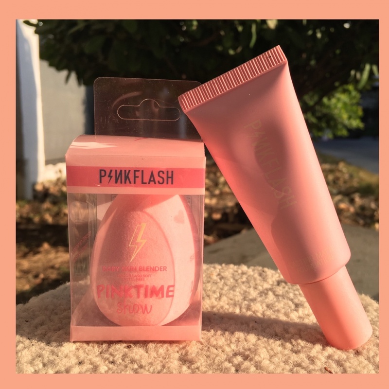 PINKFLASH Foundation&amp;Beauty Sponges Matte Full Coverage Tahan Lama Mengontrol Minyak Untuk Makeup 6 Colors