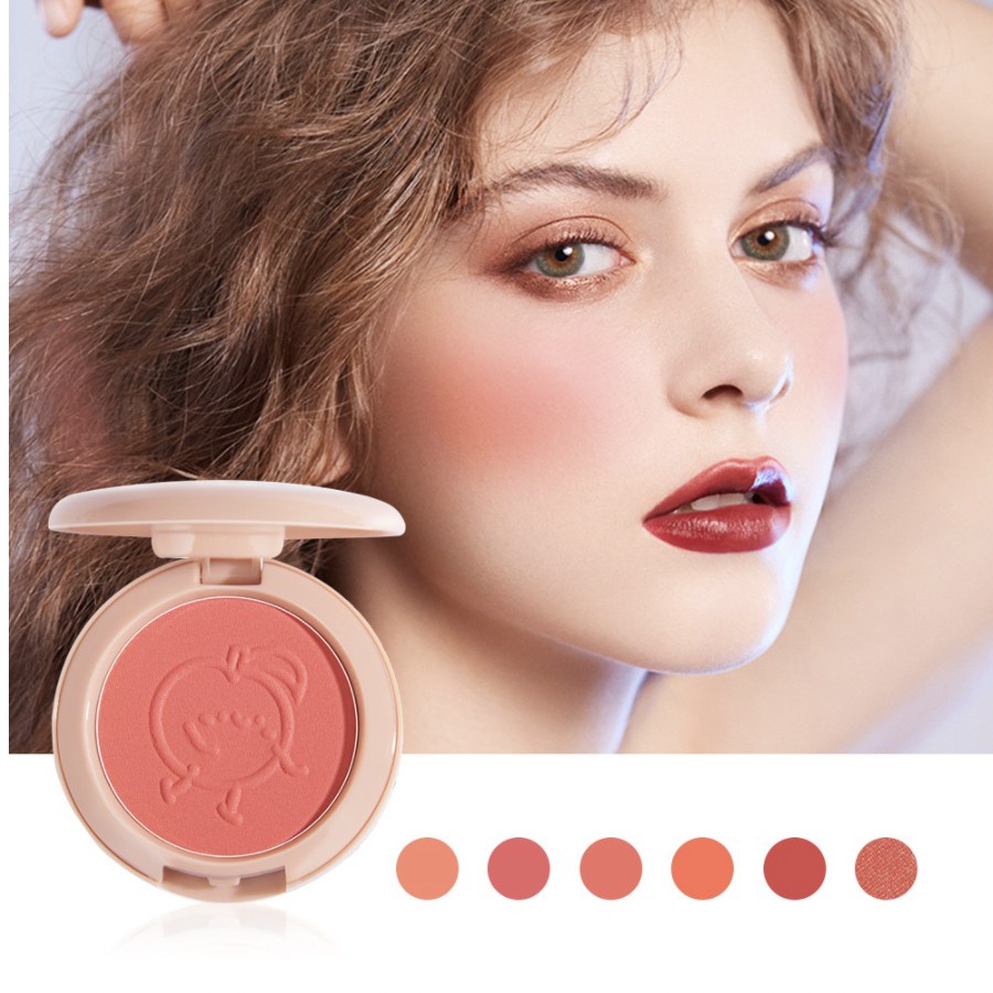 SANIYE Blush On Original Blusher Cheek Blushed Matte Pressed Powder Membuat Pipi Terlihat Lebih Fresh  SA010