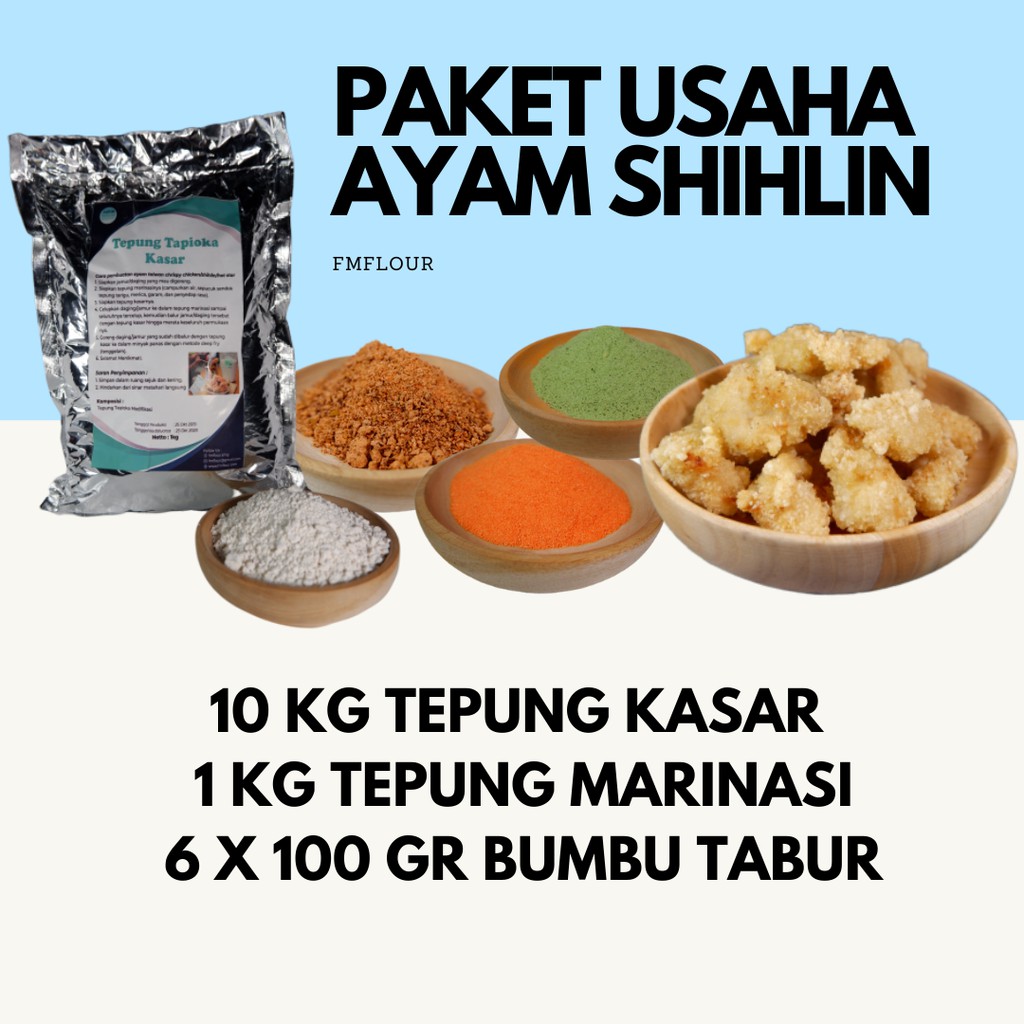 

Paket Bahan Baku Usaha Kuliner Ayam Shihlin