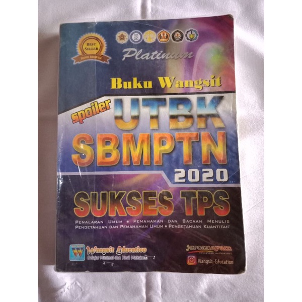 

PRELOVED - Buku Wangsit Spoiler UTBK TPS 2020