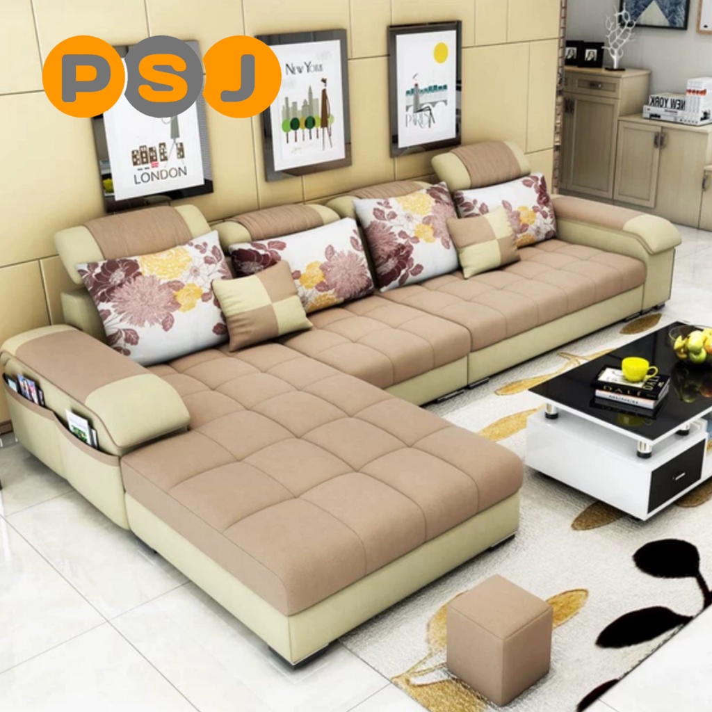 PROMO HARGA MURAH Kursi Sofa Tamu Ruang Tv Leter L Minimalis Modern