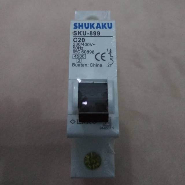 MCB listrik MCB 20 ampere SHUKAKU MCB listrik SNI MCB SNI sekering listrik