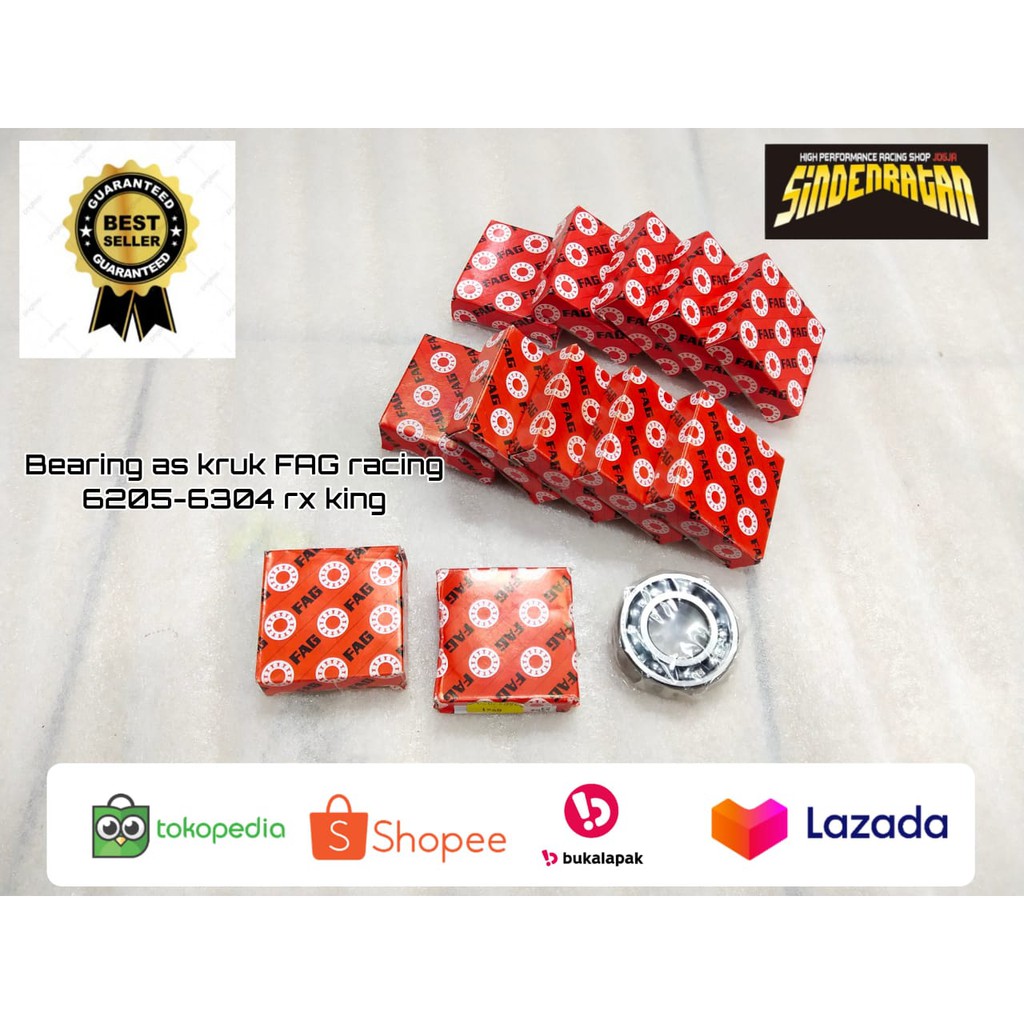 laher klaher Bering bearing fag kruk as RX king Jupiter z Vega r 6304-6205