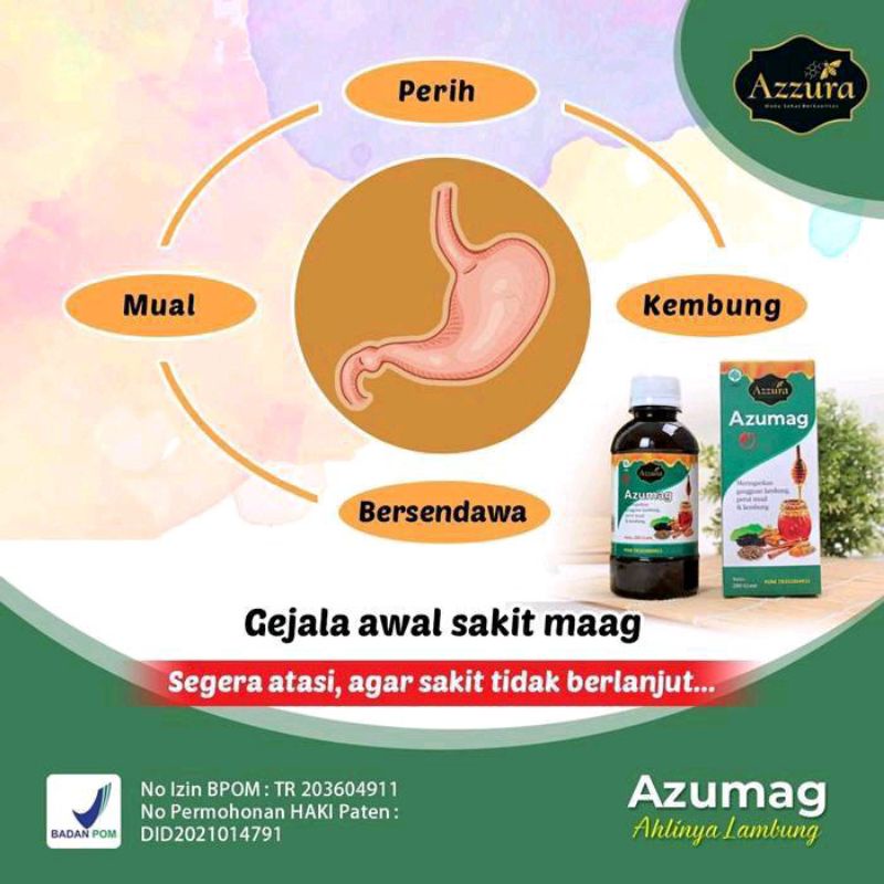 

Madu Azzura Azzumag untuk penyakit lambung