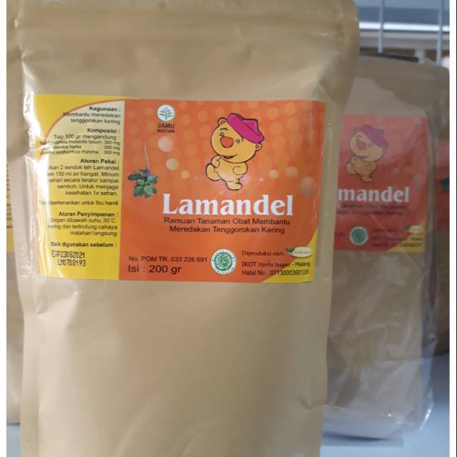 

Lamndel 200gr membantu meredakan Tenggorokan