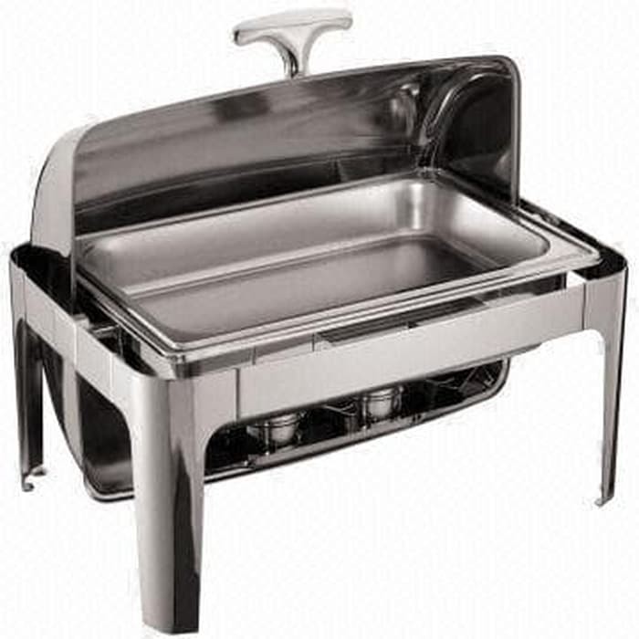 Prasmanan Roll Top Hotel Chafing Dish 9L Segi Empat